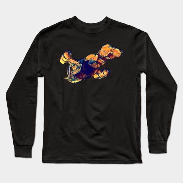 Serenity Polypaint Long Sleeve T-Shirt by jph